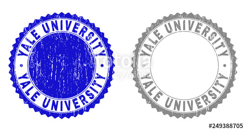 500x266 Grunge Yale University Stamp Seals Isolated On A White Background