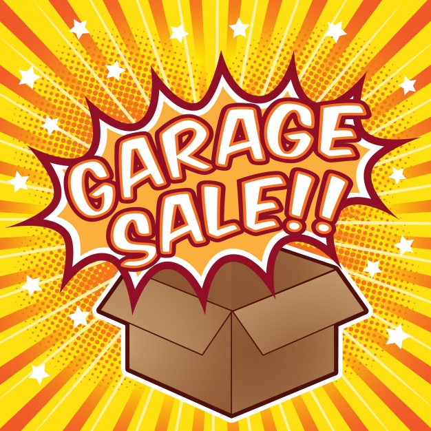 626x626 Garage Sale Background Vector Free Download