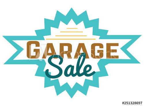 500x368 Garage Sale Sign Advertising Deals Logotypes Template With Total