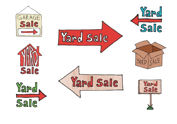 700x490 Free Vector Free Yard Sale Vector Series