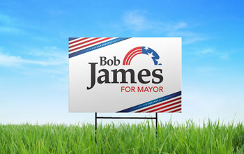 350x221 Yard Sign Printing