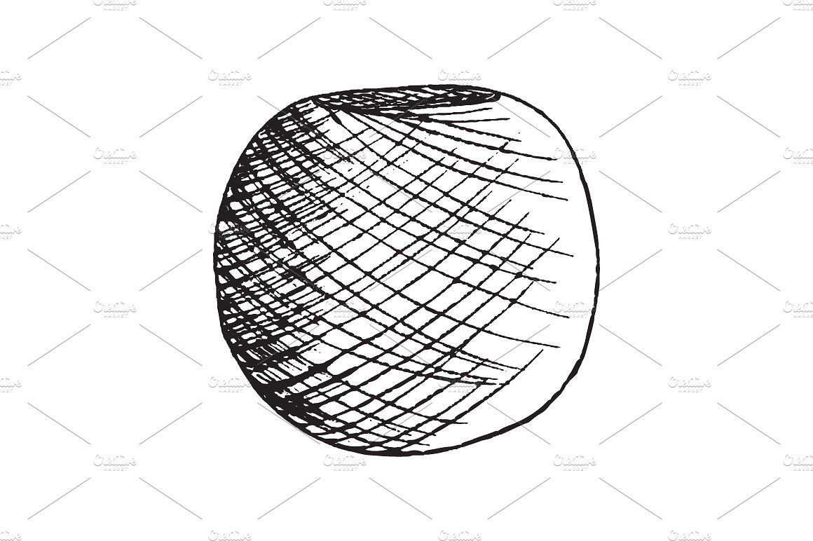 Yarn Ball Vector