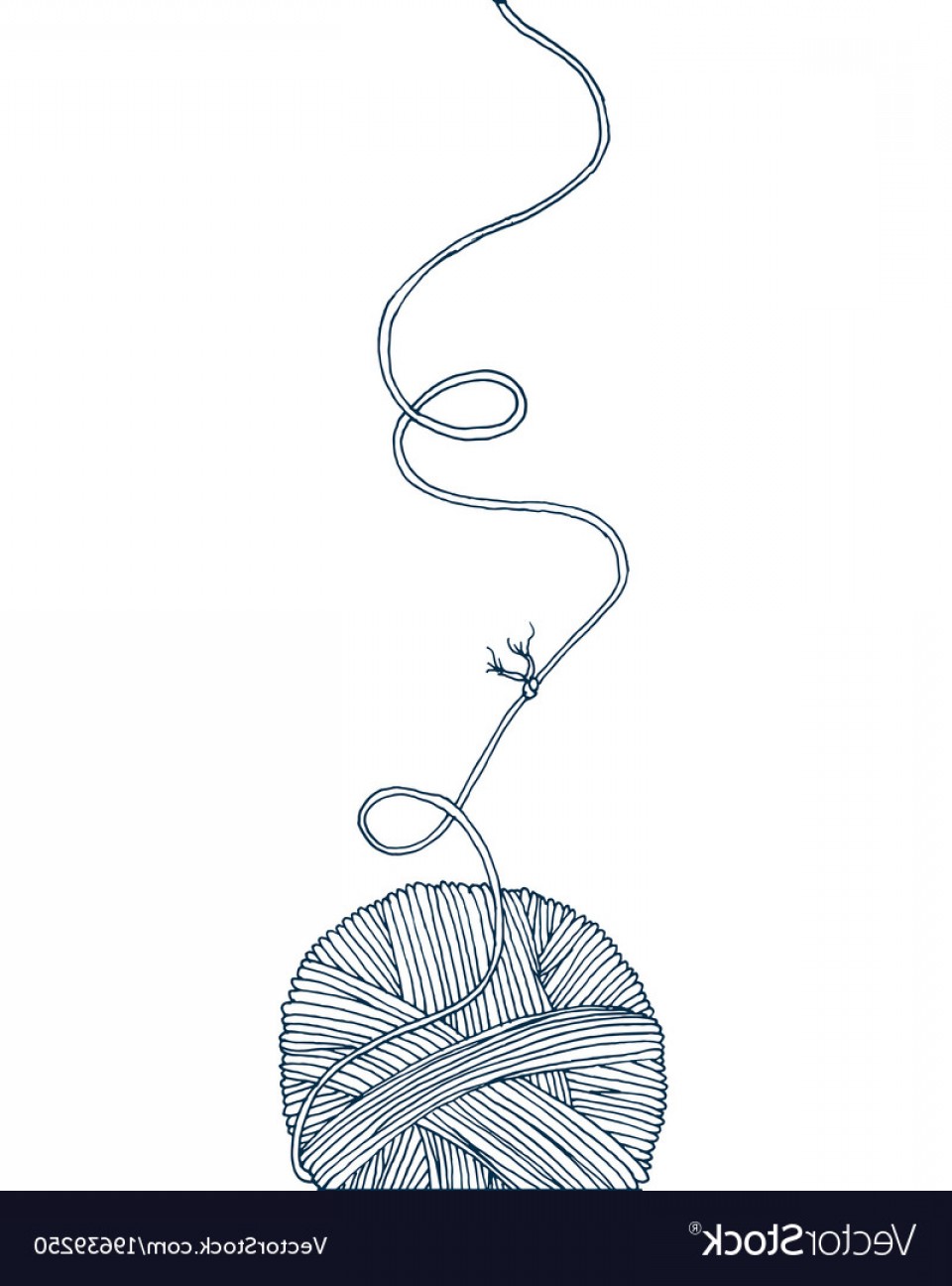 960x1296 Yarn Ball Long Thread Vector Soidergi