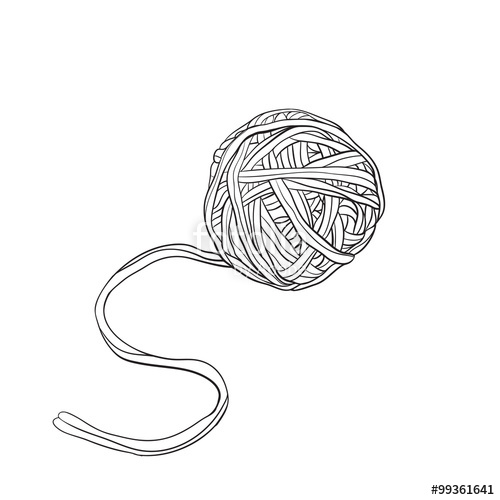 500x500 Yarn Ball Stock Image And Royalty Free Vector On Fotolia