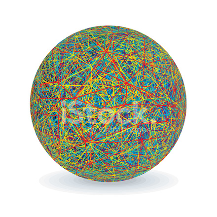 Multicolored Yarn Vector Image Isolated On White Stock Vector 440x440 Multicolored Yarn Vector Image Isolated On White Stock Vector