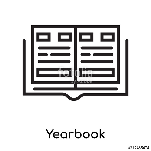 Yearbook Icon Vector Sign And Symbol Isolated On White Background 500x500 Yearbook Icon Vector Sign And Symbol Isolated On White Background