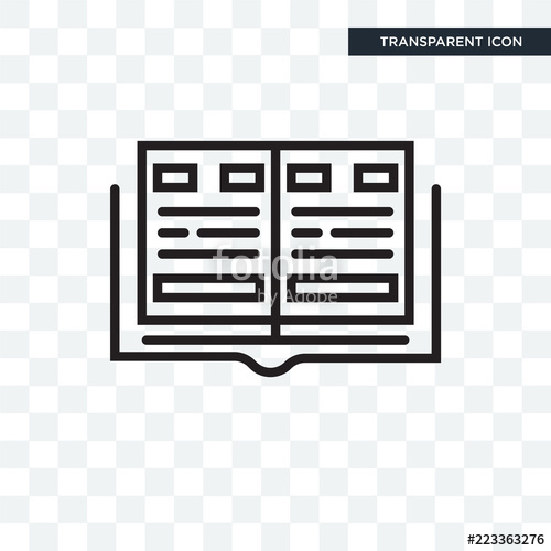 Yearbook Vector Icon Isolated On Transparent Background, Yearbook 500x500 Yearbook Vector Icon Isolated On Transparent Background, Yearbook