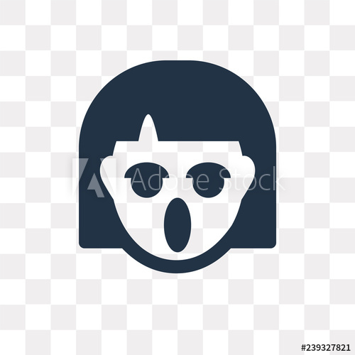 500x500 Yelling Vector Icon Isolated On Transparent Background, Yelling