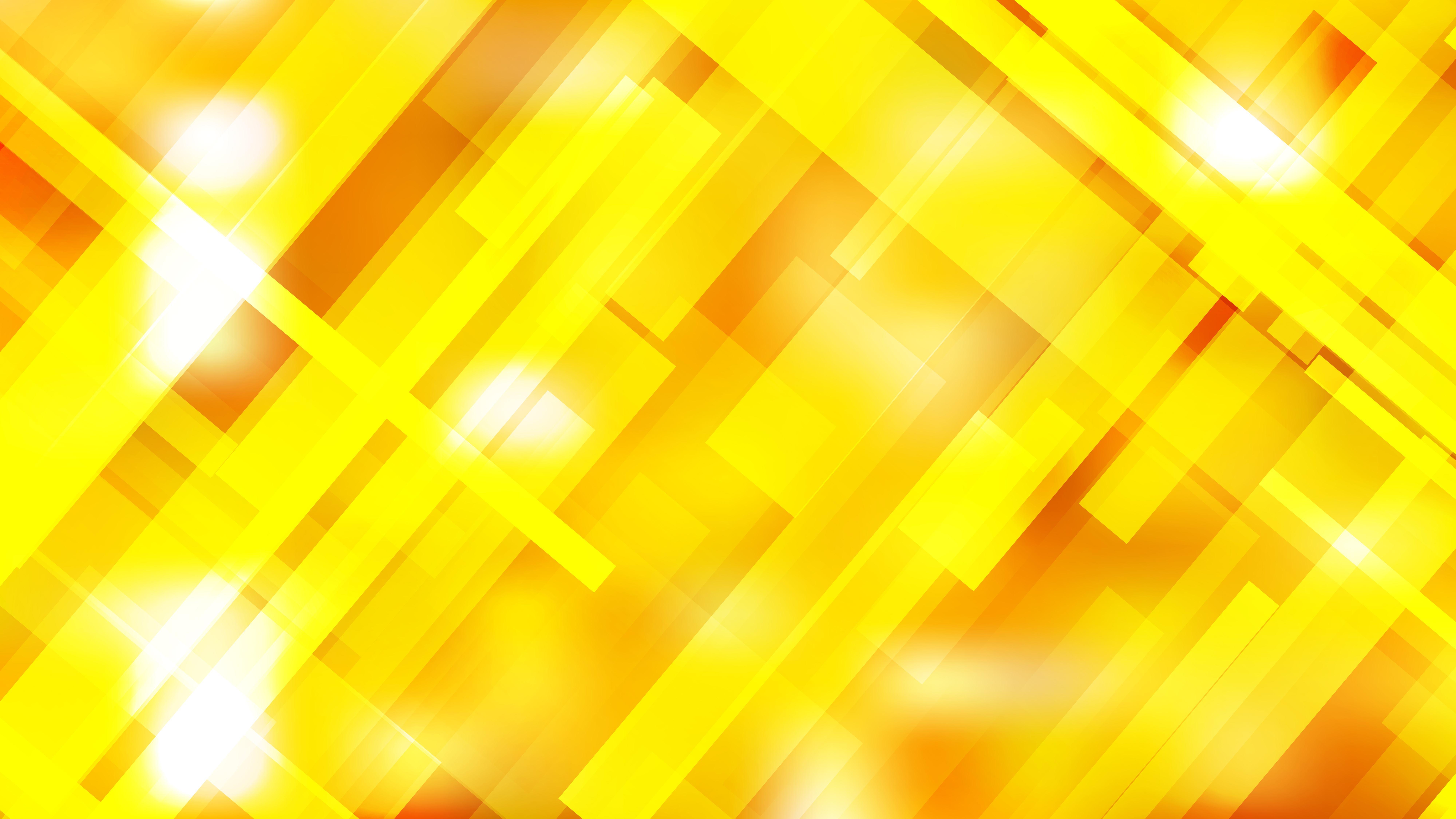 8000x4500 Geometric Abstract Orange And Yellow Background Vector Graphic