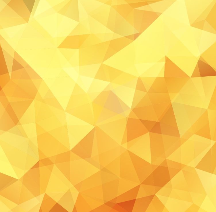 752x739 Yellow Low Poly Design Abstract Background Vector Illustration