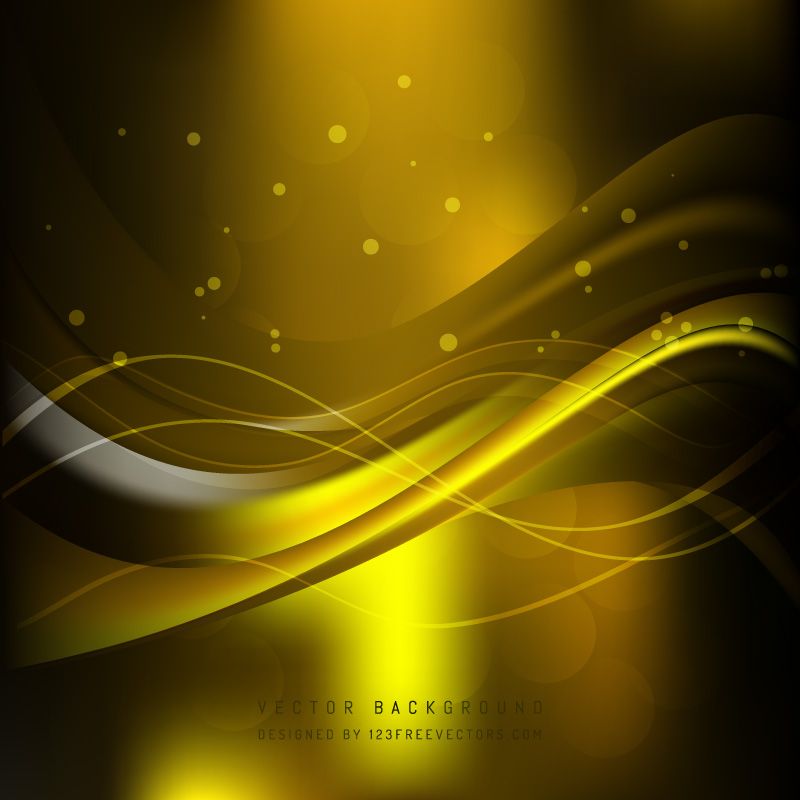 800x800 Black Yellow Wave Background Design Yellow Background