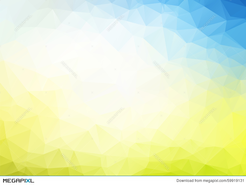 800x600 Vector Abstract Blue Yellow Background Illustration