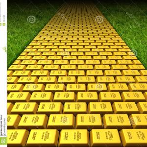 300x300 Photostock Vector Business People Trying To Cross The Yellow Brick
