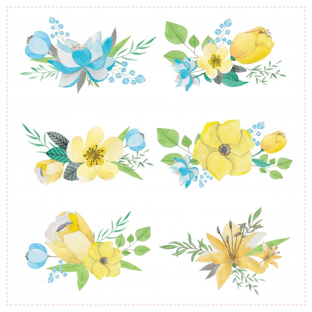 Yellow Flowers Vector Free Download 626x626 Yellow Flowers Vector Free Download