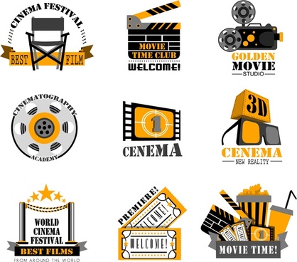 418x368 Movie Logo Design Free Vector Download