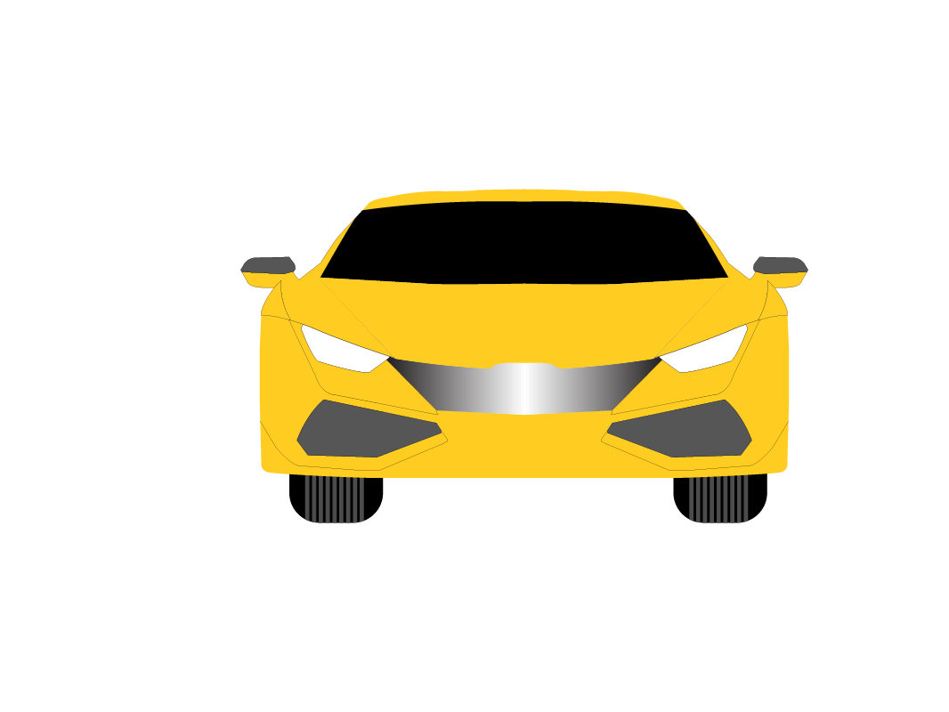 1066x800 Yellow Car Vector