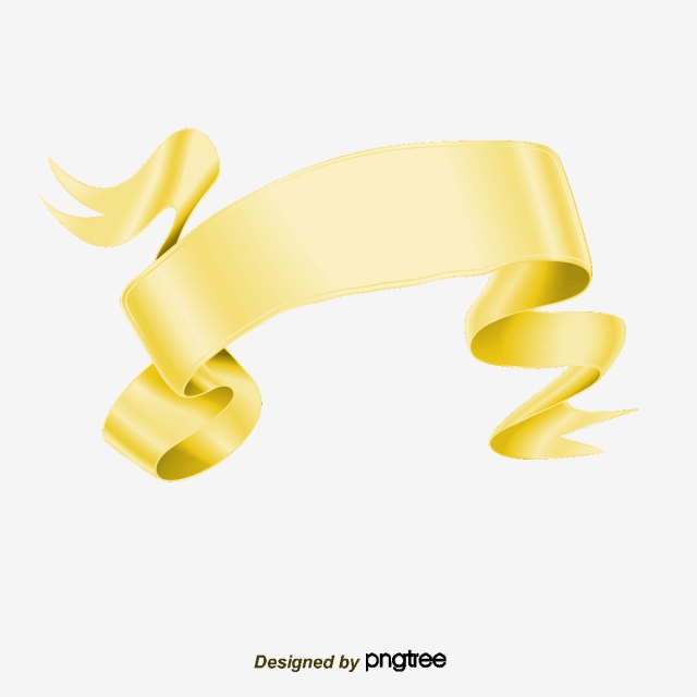 640x640 Yellow Ribbon Png, Vector, And Clipart With Transparent