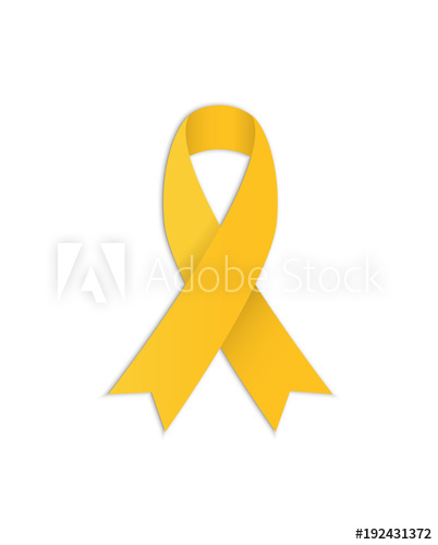 402x500 Yellow Ribbon Vector Symbolic Object Awareness Ribbon