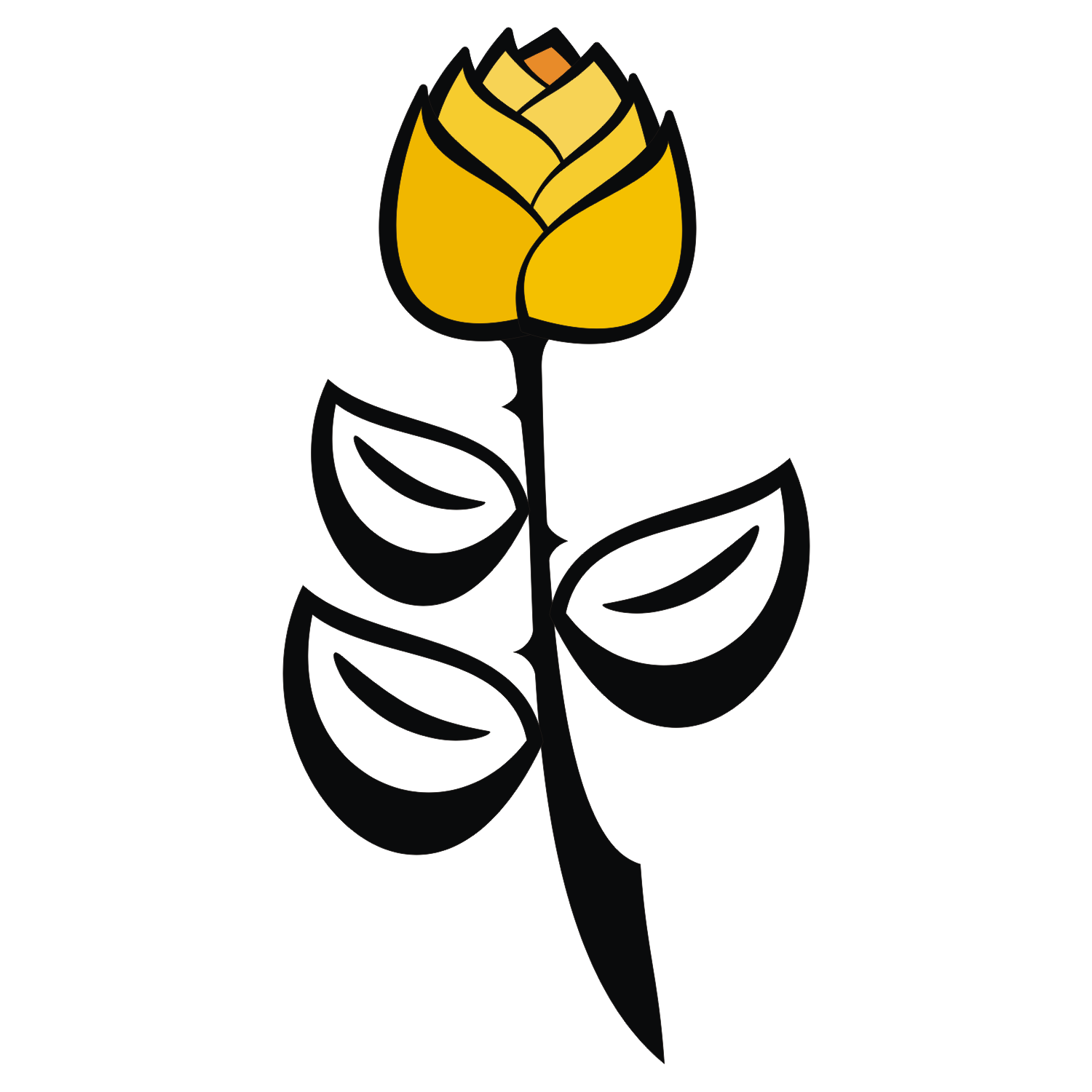 1500x1500 Vector For Free Use Yellow Rose