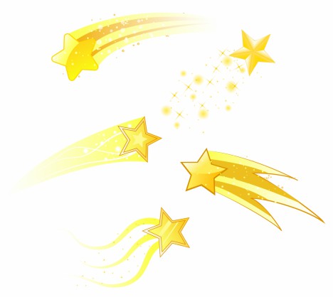 468x418 Shooting Stars Vectors Stock In Format For Free Download