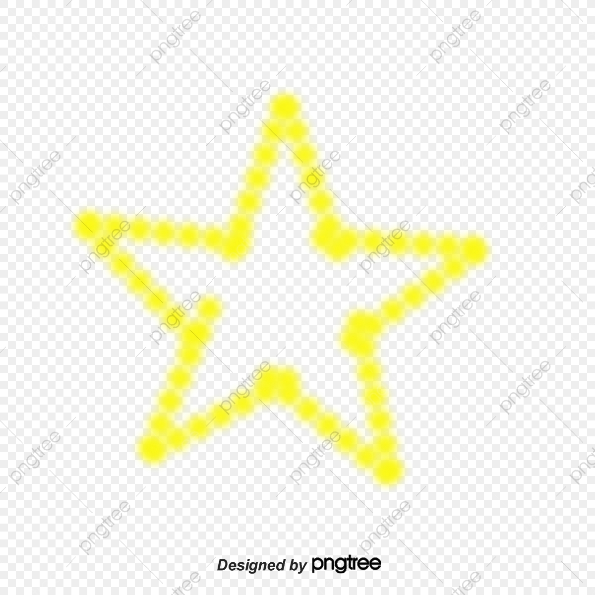1200x1200 Vector Yellow Star, Star Vector, Glowing Star, Neon Png And Vector