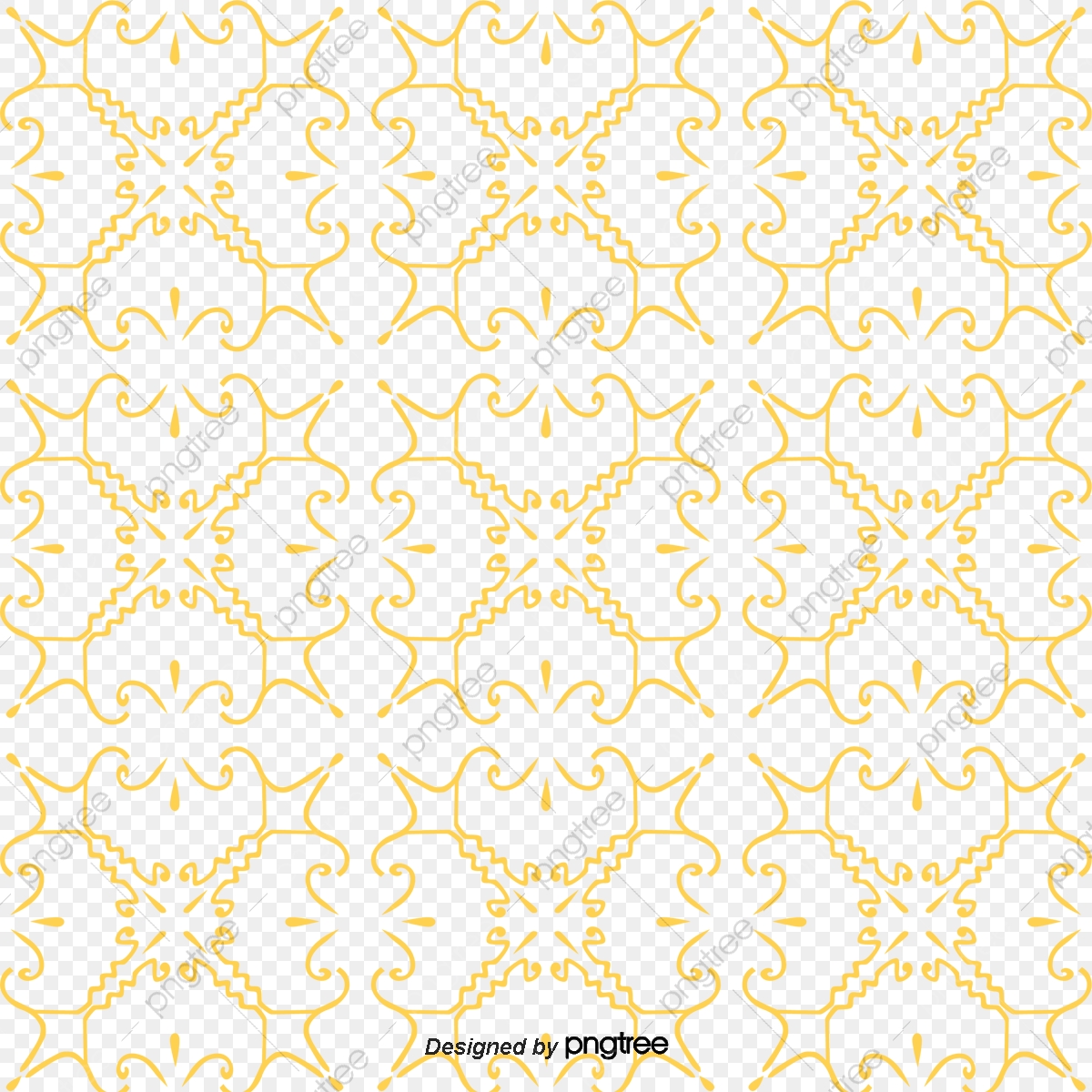 1200x1200 Yellow Decorative Background Texture Pattern, Texture Vector