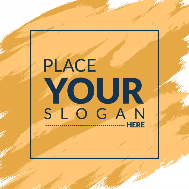 626x626 Yellow And Blue Dry Brush Texture Vector Banner Background