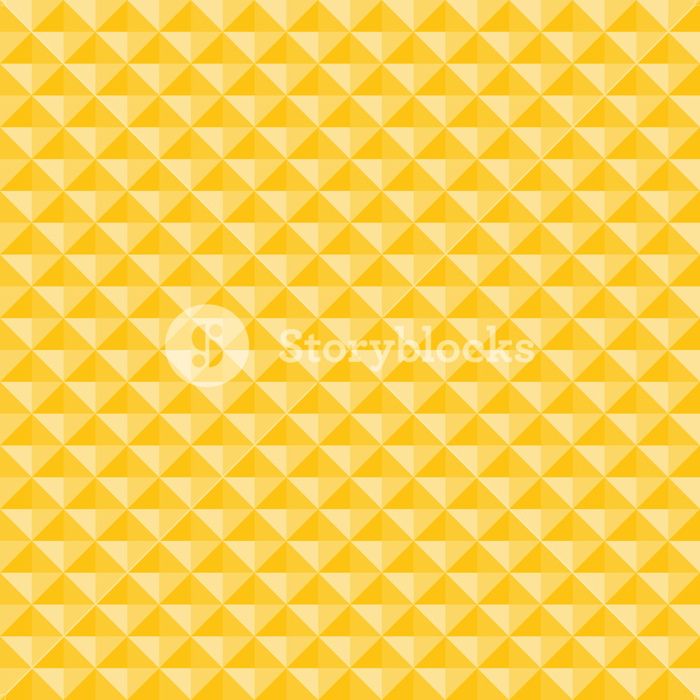 1000x1000 Yellow Geometric Triangles Pattern Seamless Background And Texture