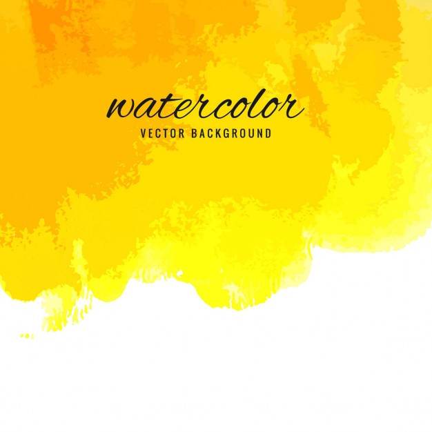 626x626 Yellow Watercolor, Texture Vector Free Download