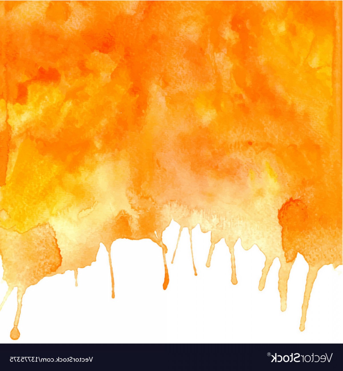 1200x1296 Orange Abstract Hand Drawn Watercolor Vector Soidergi