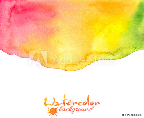 500x412 Red Yellow Green Watercolor Vector Background