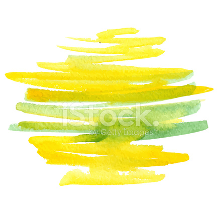440x440 Watercolor Vector Image Stock Vector