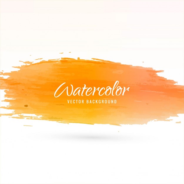 626x626 Yellow Watercolor Background Vector Free Download