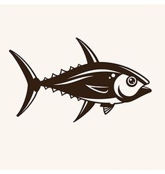 238x250 Tuna In One Color Vector Fish Color Vector, Tuna, Vector Free