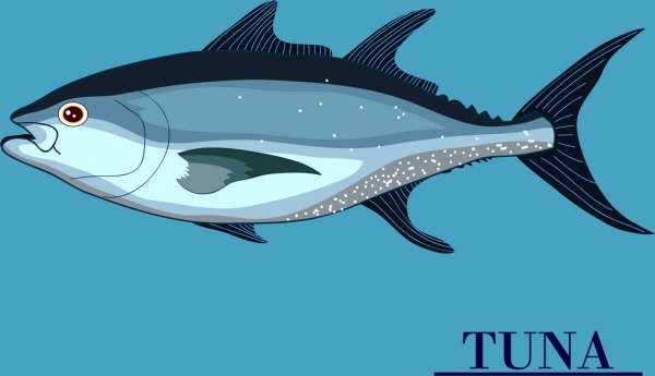 600x345 Vector Yellowfin Tuna Free Vector Download
