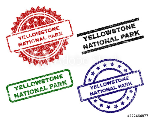 500x395 Yellowstone National Park Seal Imprints With Corroded Texture