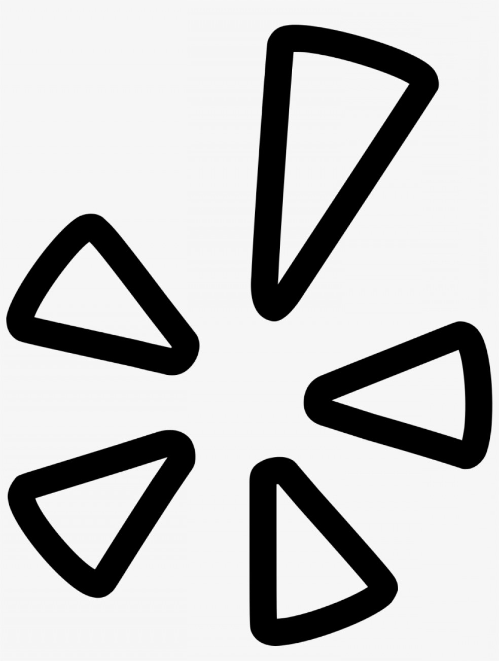 984x1303 Uqaoartusquare Logos Icon Vector Yelp Icon Black White Newwaysys