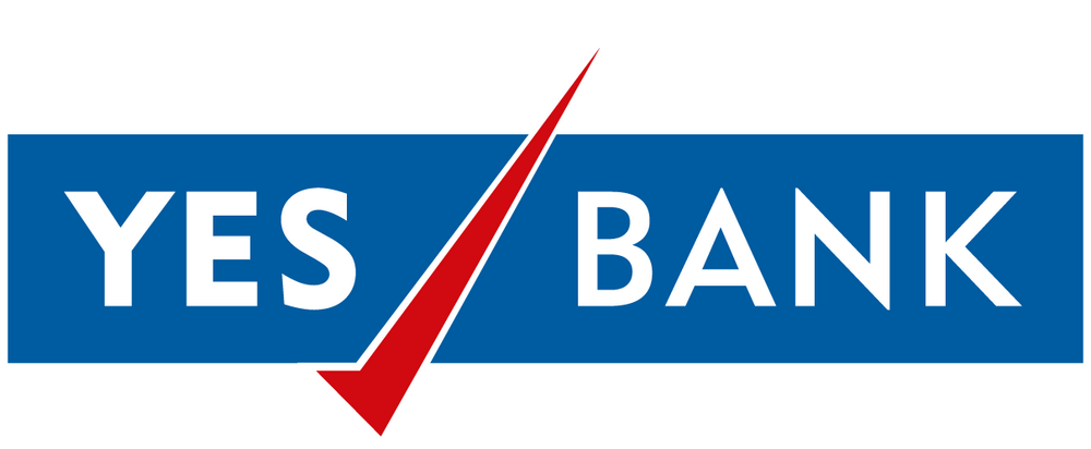 1000x412 Yes Bank Logo Vector Free Download Bank, Finance And Insurance Logos