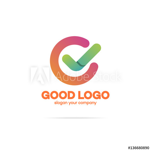 500x500 Ok Logo In Circle Template Modern Green Color Isolated On White