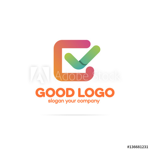 500x500 Ok Logo In Square Template Modern Green Color Isolated On White