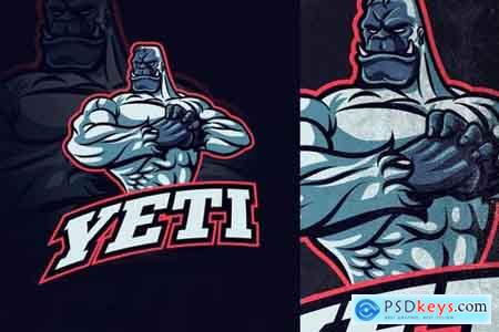 450x300 Yeti Esports And Sports Mascot Logo Free Download Photoshop