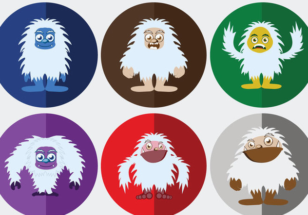 632x443 Cute Yeti Vector Free Vector Download Cannypic