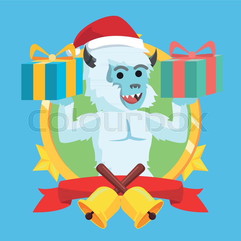 800x800 Yeti In Circle Logo Illustration Stock Vector Colourbox