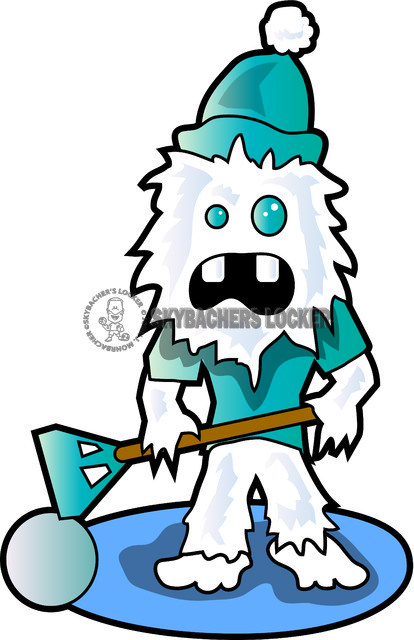 414x640 Broomball Yeti Logo Skybacher's Locker