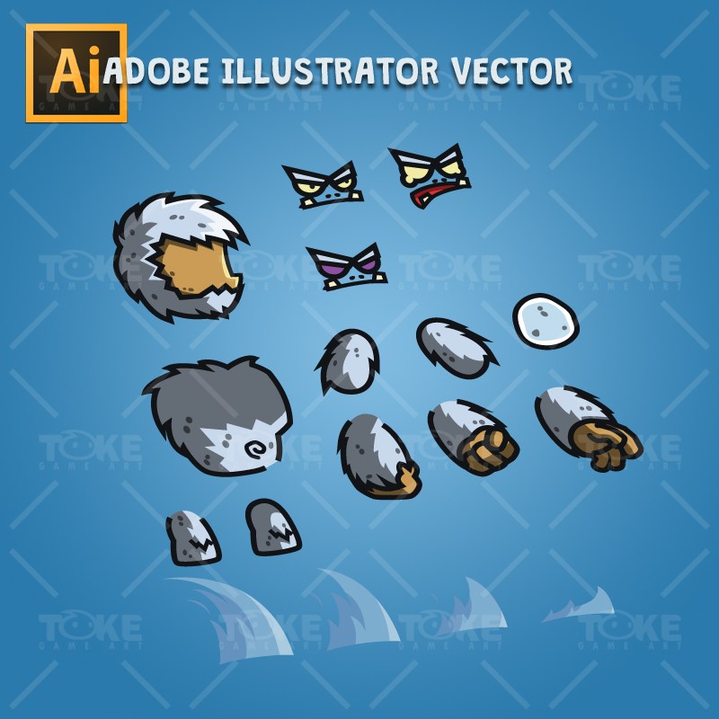 800x800 Cartoon Yeti