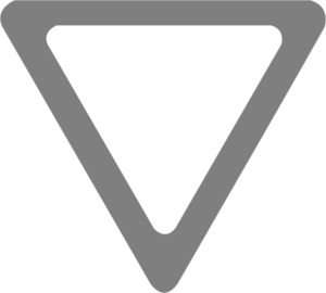 Grey Yield Sign Clip Art 300x270 Grey Yield Sign Clip Art