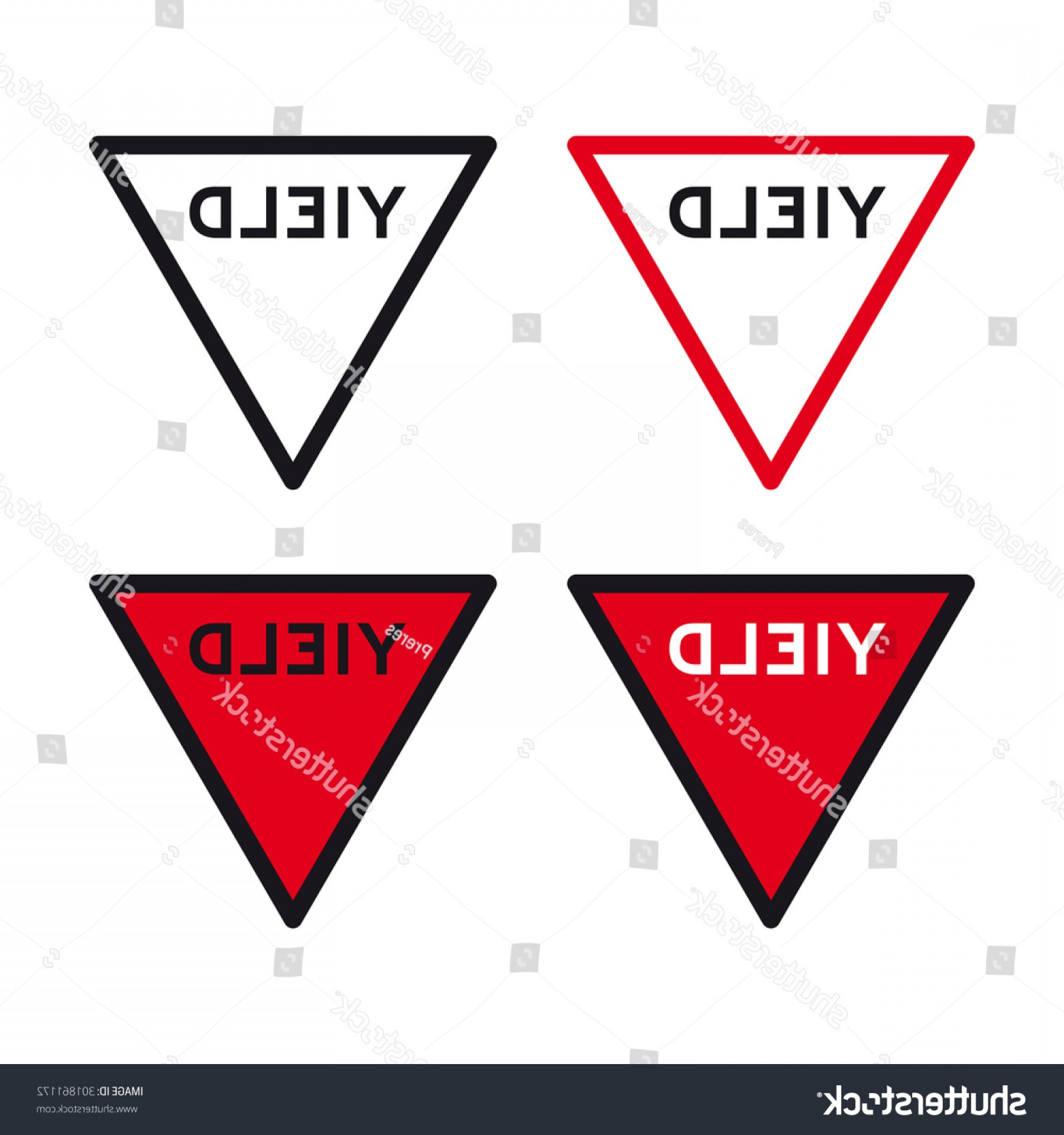Traffic Yield Sign Vector Set Cqrecords 1800x1920 Traffic Yield Sign Vector Set Cqrecords