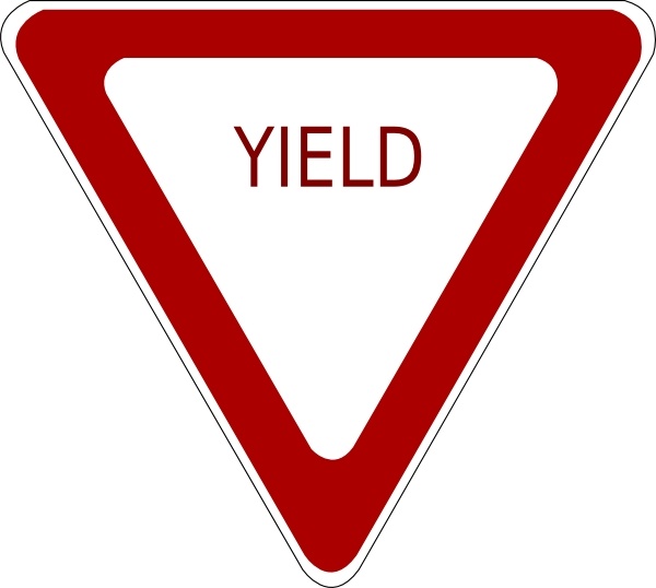 Yield Sign Clip Art Free Vector In Open Office Drawing 600x538 Yield Sign Clip Art Free Vector In Open Office Drawing