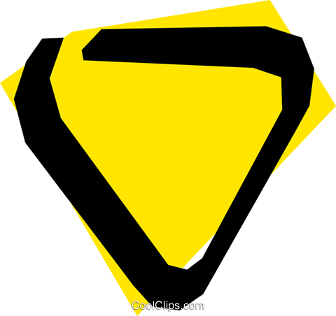 Yield Sign Royalty Free Vector Clip Art Illustration 480x452 Yield Sign Royalty Free Vector Clip Art Illustration