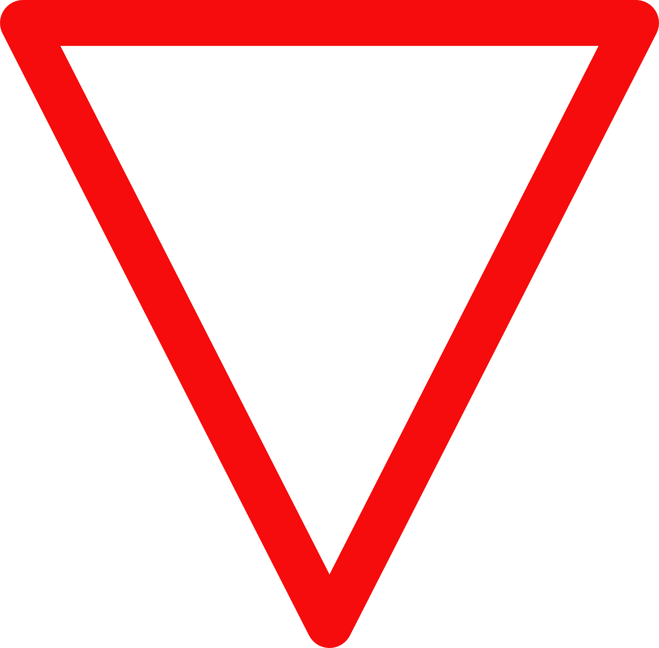 Yield Sign Vector at Vectorified.com | Collection of Yield Sign Vector ...